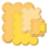 Ніж для вирубки від Spellbinders - Big Scalloped Rectangels SM, 5шт.