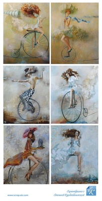 Картинки клоуны, 15х30 см, 001006