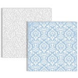 Лист двусторонней бумаги Teresa Collins - Stationery Noted - Damask Paper, размер 30х30 см