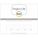 Набор файлов с кармашками Project Life by Becky Higgins - Small Variety Pack 6 - Designs W,X,Y, Z