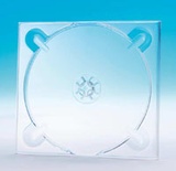 Трей для дисків, прозорий, квадратний