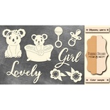 Набір чіпбордів TM Fabrika Decoru FDCH - 210, колір молочний, крафт