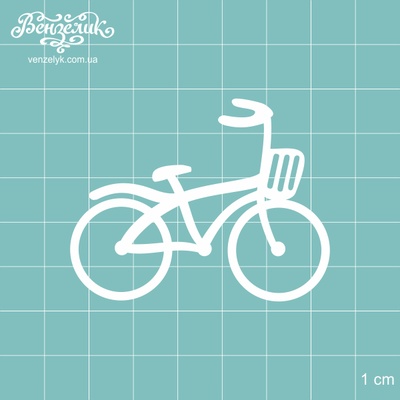 Чипборд від Вензелик - Велосипед, розмір: 58x45 мм