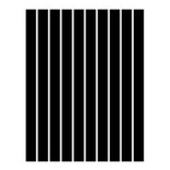 Набор полосок бумаги для квиллинга, 1 цвет (черный), 5х295мм, 80 г/м2, 200 шт.