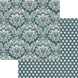 Лист двусторонней бумаги Teresa Collins Now And Then - Damask, 30х30 см