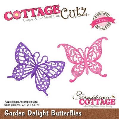 Ніж для вирубки CottageCutz - Garden DeLight Butterflies (Elites)
