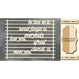 Чипборд Фабрика Декору - FDCH-129, колір молочний, крафт