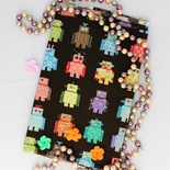 Бавовна, Роботи дрібні на шоколадному фоні, 45x55см