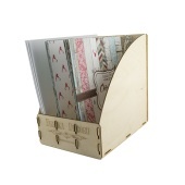 Заготовка ТМ Фабрика Декору - Дерев’яний органайзер для зберігання скрап-паперу