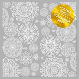 Ацетатний аркуш з фольгуванням White Napkins, ТМ Фабрика Декору