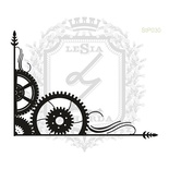 Акриловый штамп Lesia Zgharda StP030 Стимпанк-угол