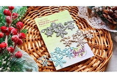 Ніж для вирубки "Мерехтливий сніг №3" від AgiArt, 50*95 мм