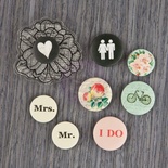 ЦІНУ ЗНИЖЕНО! Фішки Prima - Something Blue - Flair Buttons