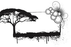 Акриловий штамп Grunge Frame Рамка, розмір 5,8х3,7 см