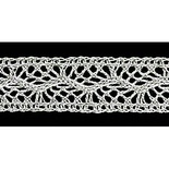 В’язане мереживо, колір «льон», ширина 22 мм, довжина 90 см