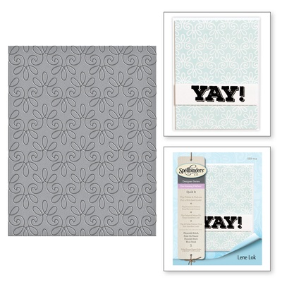 Папка для тиснения от Spellbinders - Flourish Stitch