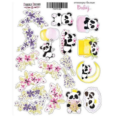 Набір наліпок My little baby girl - 1, ТМ Фабрика Декору