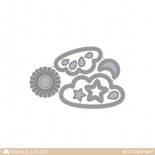 Ножи для вырубки от Mama Elephant - Stitched Sky - Creative Cuts - Небо