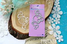 Ніж для вирубки Fantasy "Середні бульбашки з зірками" розмір 8*4 см