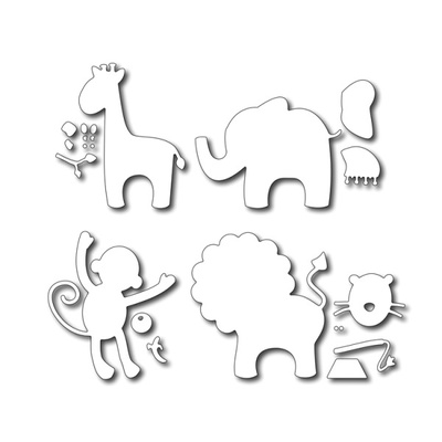 Ніж для вирубки Frantic Stamper - Cutting Die - Baby Animals