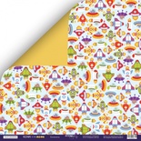 Аркуш двостороннього паперу для скрапбукінгу від Scrapmir - Космоли - Ticket to the Moon, 30x30см