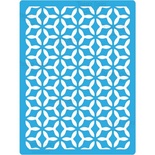 Трафарет багаторазовий 15x20см Кристалічна решітка 140, ТМ Фабрика Декору