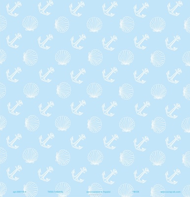 Набір паперу від Євгенія Курдібановська ТМ - "Тиха гавань", 30x30 см, 8+2 аркушів