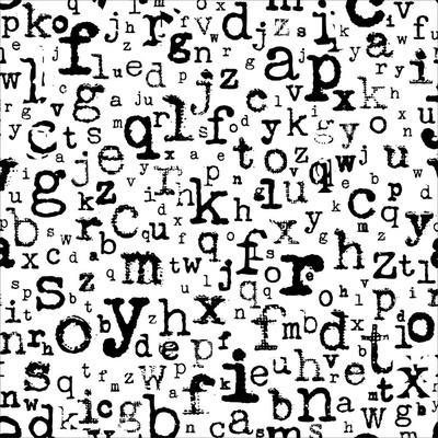 Аркуш велуму з абеткою Webster Pages - These Are The Days Vellum 12"X12, 30x30 см