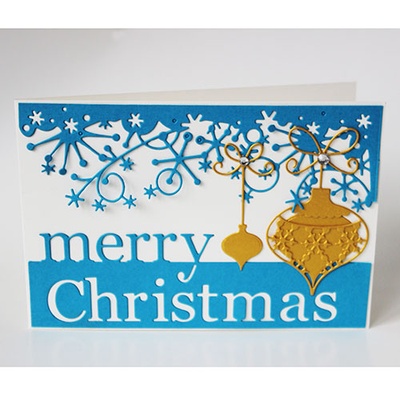 Набор для создания новогодней открытки "Merry Christmas"