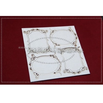 Чипборд Scrapiniec - Романтичні рамки, 4 штуки