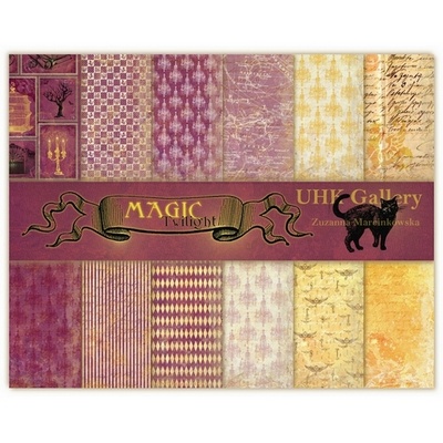 Набор двусторонней скрапбумаги UHK Gallery - Magic Twilight, 30х30 см