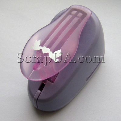 Фигурный дырокол Чарівна Мить - Голуби с сердцем, размер 1.8 см