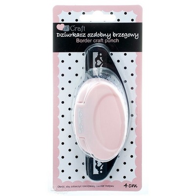 Дірокол бордюрний 4см СЕРДЕЧКИ, TM dpCraft (Dalprint)