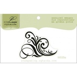 Акриловий штамп Lesia Zgharda W035a віньєтка, розмір 2,9x4 см.