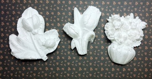 Гіпсові прикраси від ScrapEgo - Квіткові букети