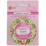 Лента текстильная самоклеющаяся Веселая ромашка, 1.5см*5м, ТМ Santi