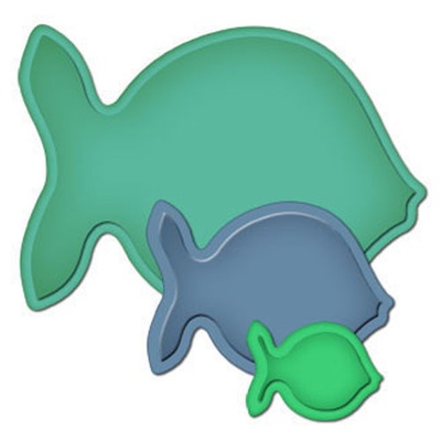 Ніж для вирубки від Spellbinders - Nested Fish