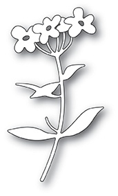 Ніж для вирубки від Memory Box - Forget Me Not Blooms