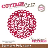 Лезвие CottageCutz - Sweet Love Doily (4x4)
