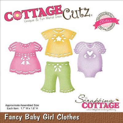 Ніж для вирубки CottageCutz - Elites Die - Baby Girl Clothes
