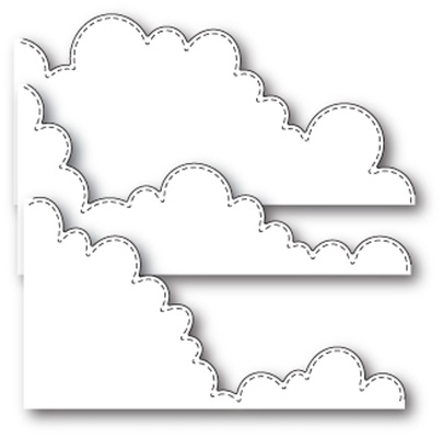 Нож для вырубки от Poppystamps - Stitched Cloudline