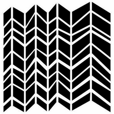 Маска The Crafter's Workshop - Mini Chunky Chevron, 15х15см