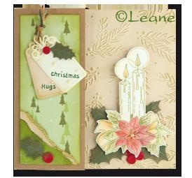Акриловий штамп LeCreaDesign - Clear stamp Christmas arrangement 1. with poinsettia