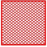 Трафарет - Фон2, 18*18см
