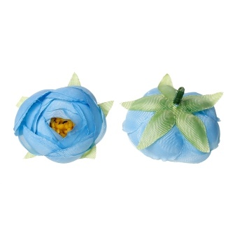 Півонія, колір блакитний, 45х45 мм, 1шт.