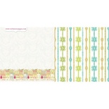 Аркуш скрап-паперу Webster's Pages Avenue de Champs, 30x30 см, двосторонній