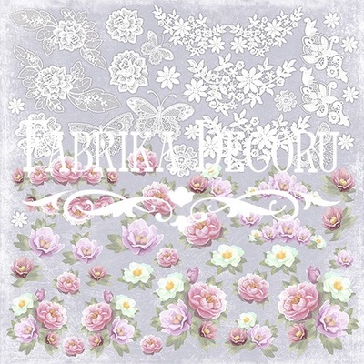 Лист для вырезания Shabby dreams, ТМ Фабрика Декору 02012-3