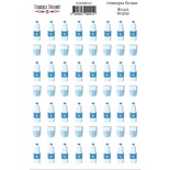 Набір наліпок для планерів Вода 01, ТМ Фабрика Декору