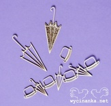 Чипборд від Wycianka - Ретро - набір, 4 дет.