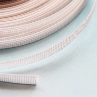 Белый регилин, ширина 6 мм, 50 см